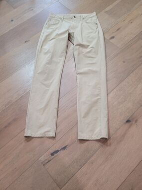 Patagonia Performance Pants Men's sz 31/32* Tan Straight Slim Fit Pants